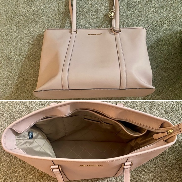 LARGE MICHAEL KORS JET SET TOTE BAG - GENTLY USED - Picture 2 of 2